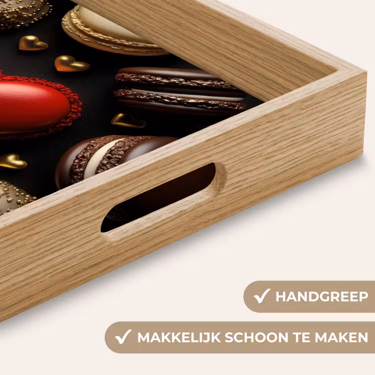 Dienblad - Macarons - Rood - Hart — 8