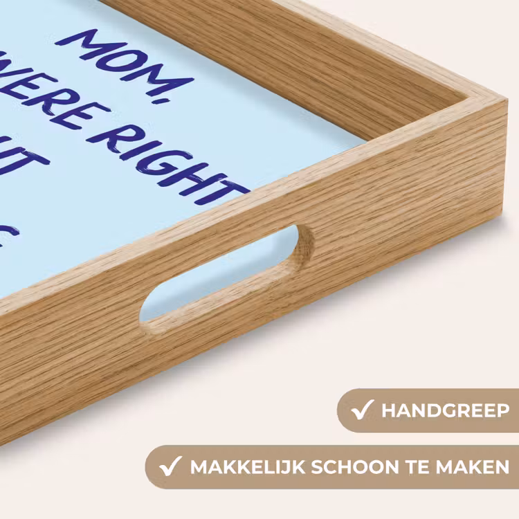 Dienblad - Moeder - Quote - Blauw — 8