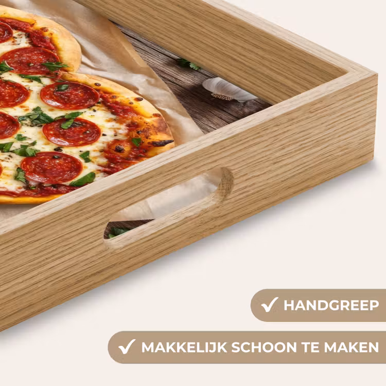 Dienblad - Pizza - Hart - Pepperoni - Tomaat — 8