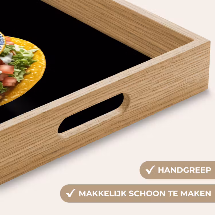 Dienblad - Taco - Vlees - Salade - Delftsblauw - Motief — 8