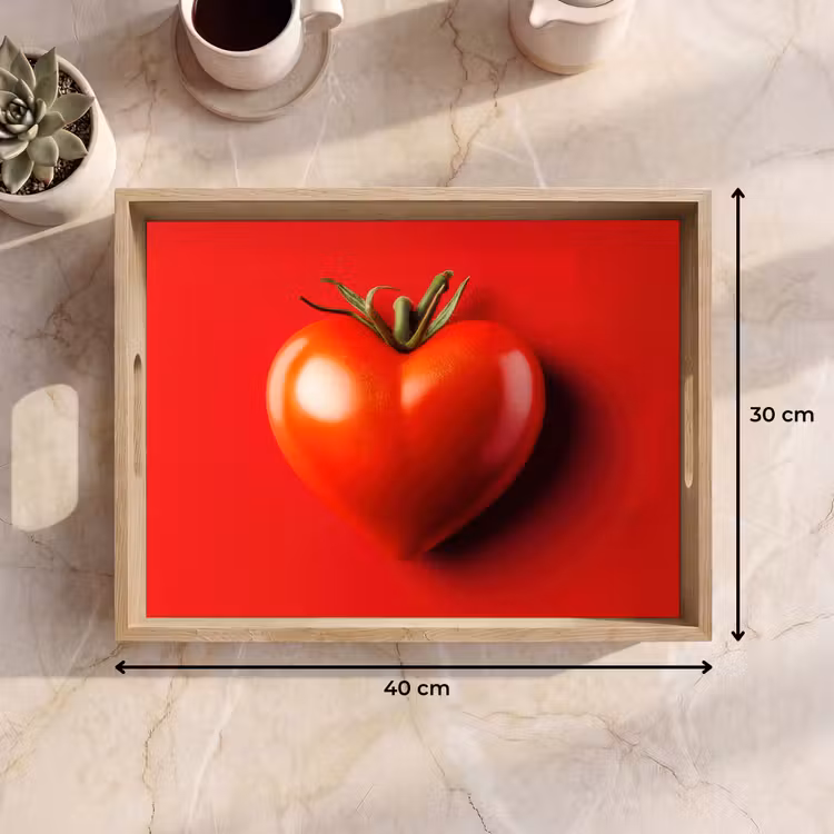 Dienblad - Tomaat - Rood - Hart — 7