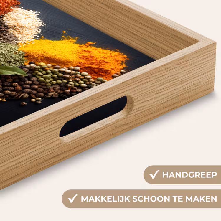 Dienblad - Specerijen - Mix - Hartvorm - Zwart — 8