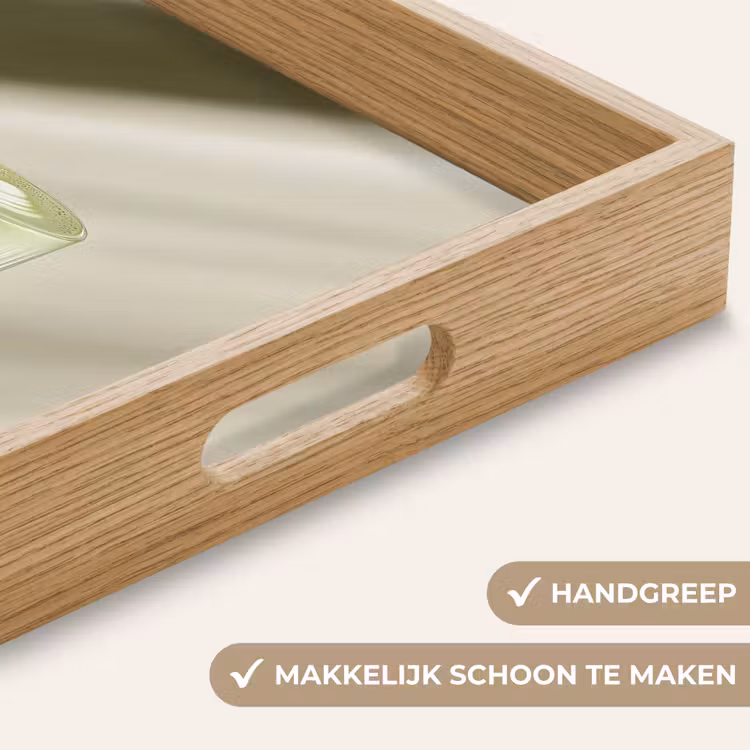 Dienblad - Matcha - Glas - Groen - Minimalistisch — 8