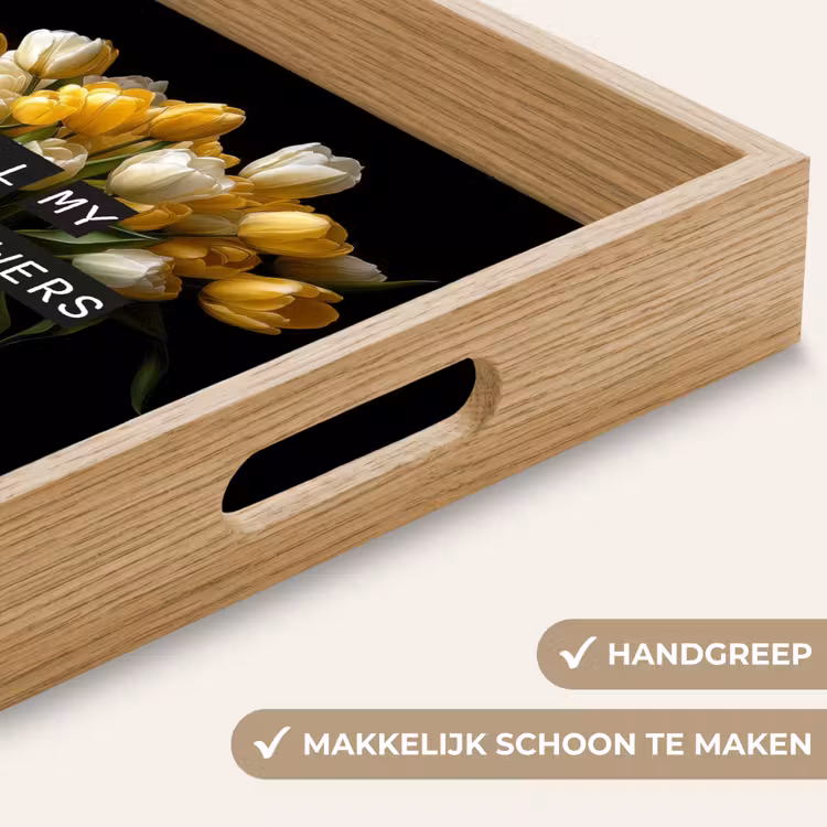 Dienblad - Quotes - Bloem - Tulp - Geel — 8