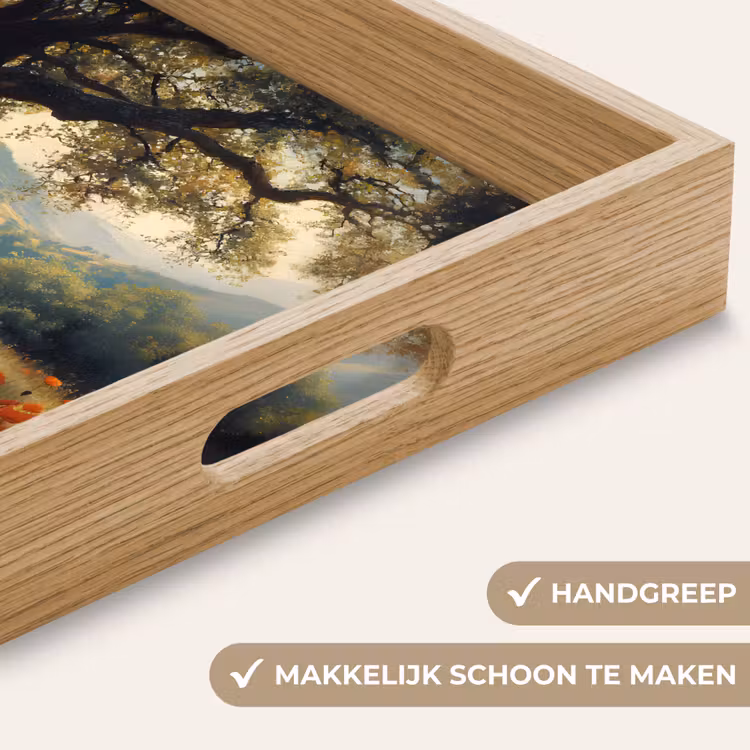 Dienblad - Bankje - Boom - Klaprozen - Heuvels — 8