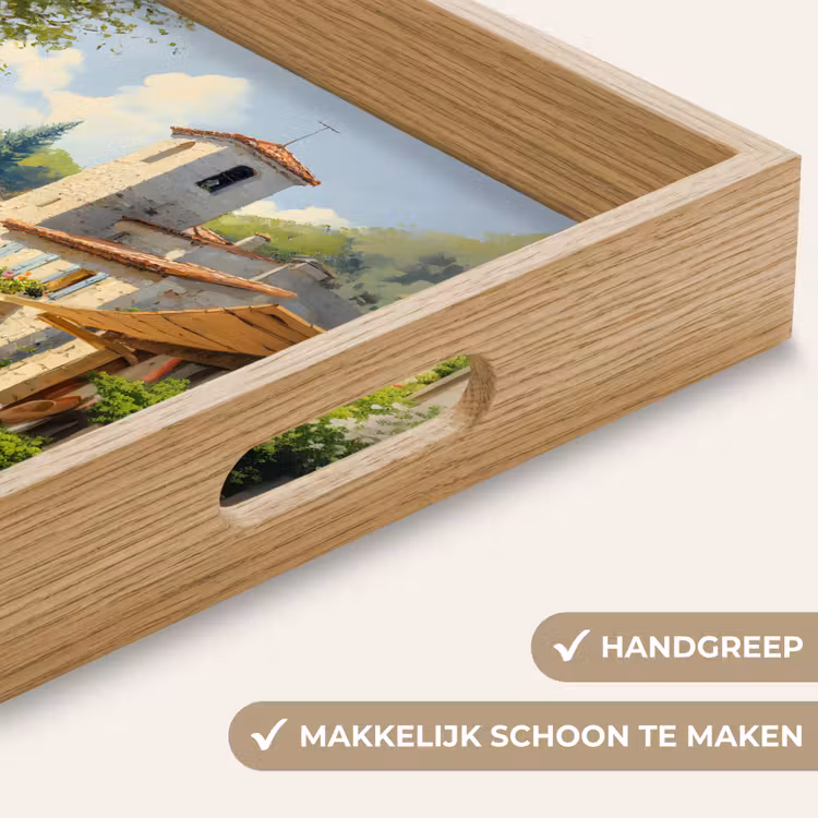 Dienblad - Dorp - Zon - Kraampjes - Huizen — 8