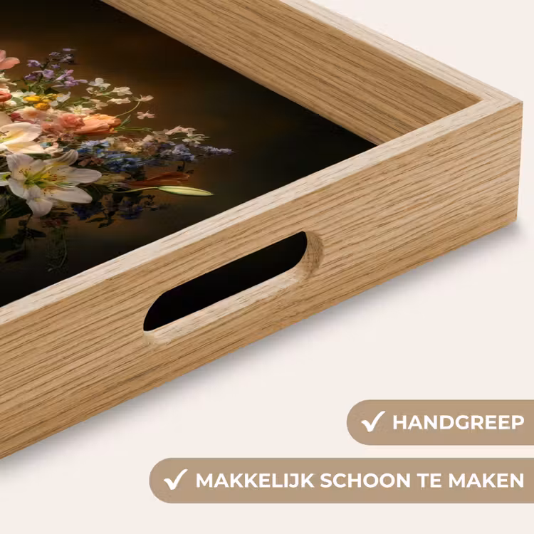 Dienblad - Glazen - Bloemen - Boeket - Kleuren — 8
