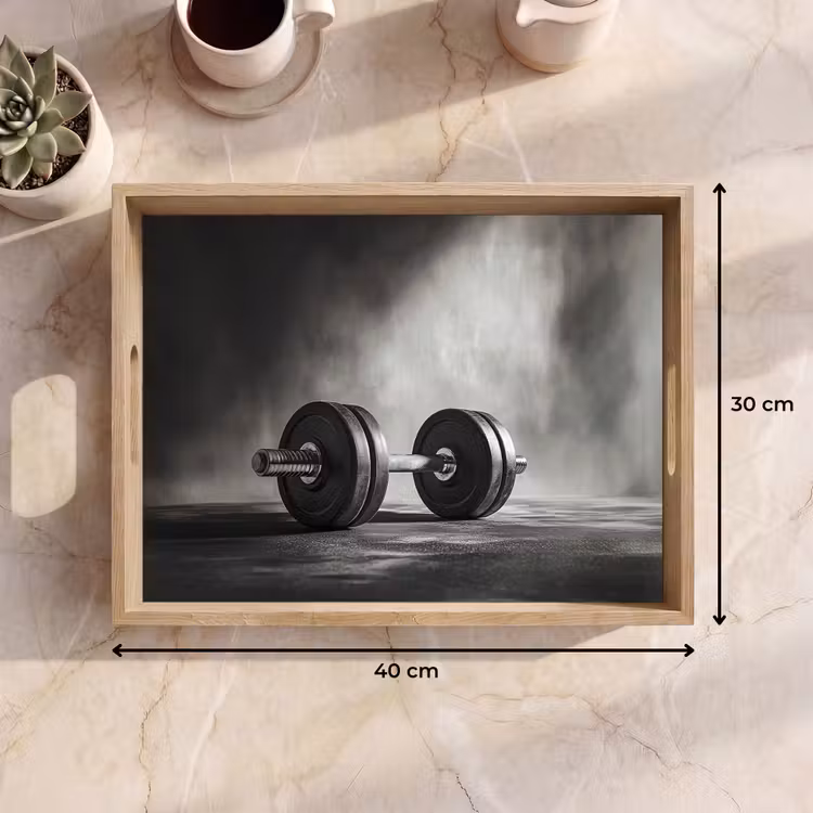 Dienblad - Halter - Gewichten - Zwart — 7