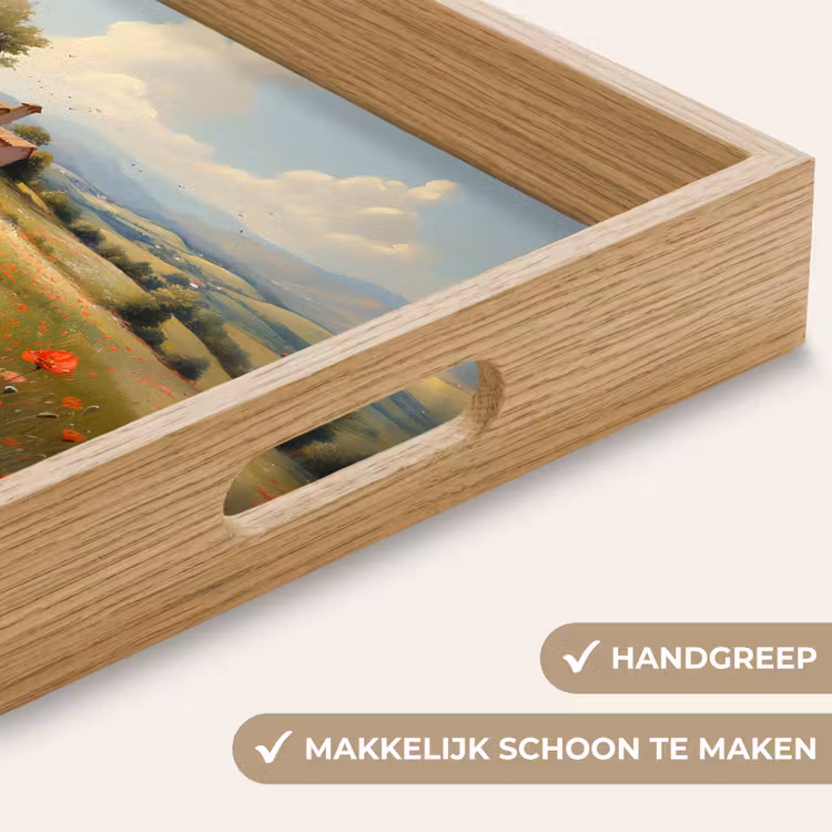 Dienblad - Klaprozen - Rood - Heuvels - Landschap — 8