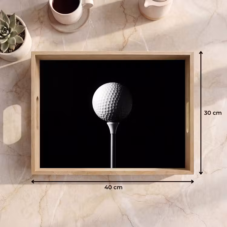 Dienblad - Golfbal - Minimalistisch - Wit — 7