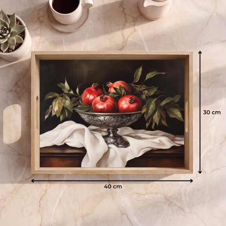 Dienblad - Granaatappels - Klassiek - Vintage — 7