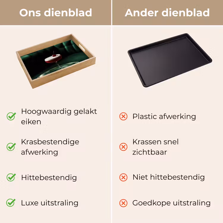 Dienblad - Kers - Cocktail - Rood - Marmer — 9