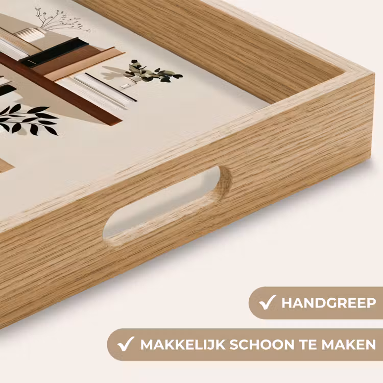 Dienblad - Plankjes - Boeken - Vaasjes - Planten — 8