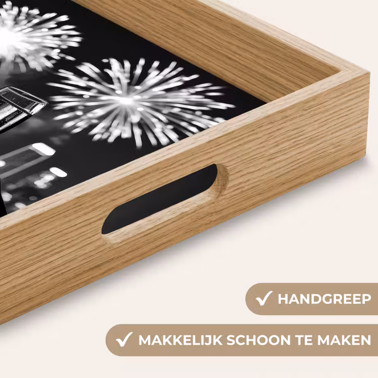 Dienblad - Vuurwerk - Proosten - Skyline - Champagne — 8