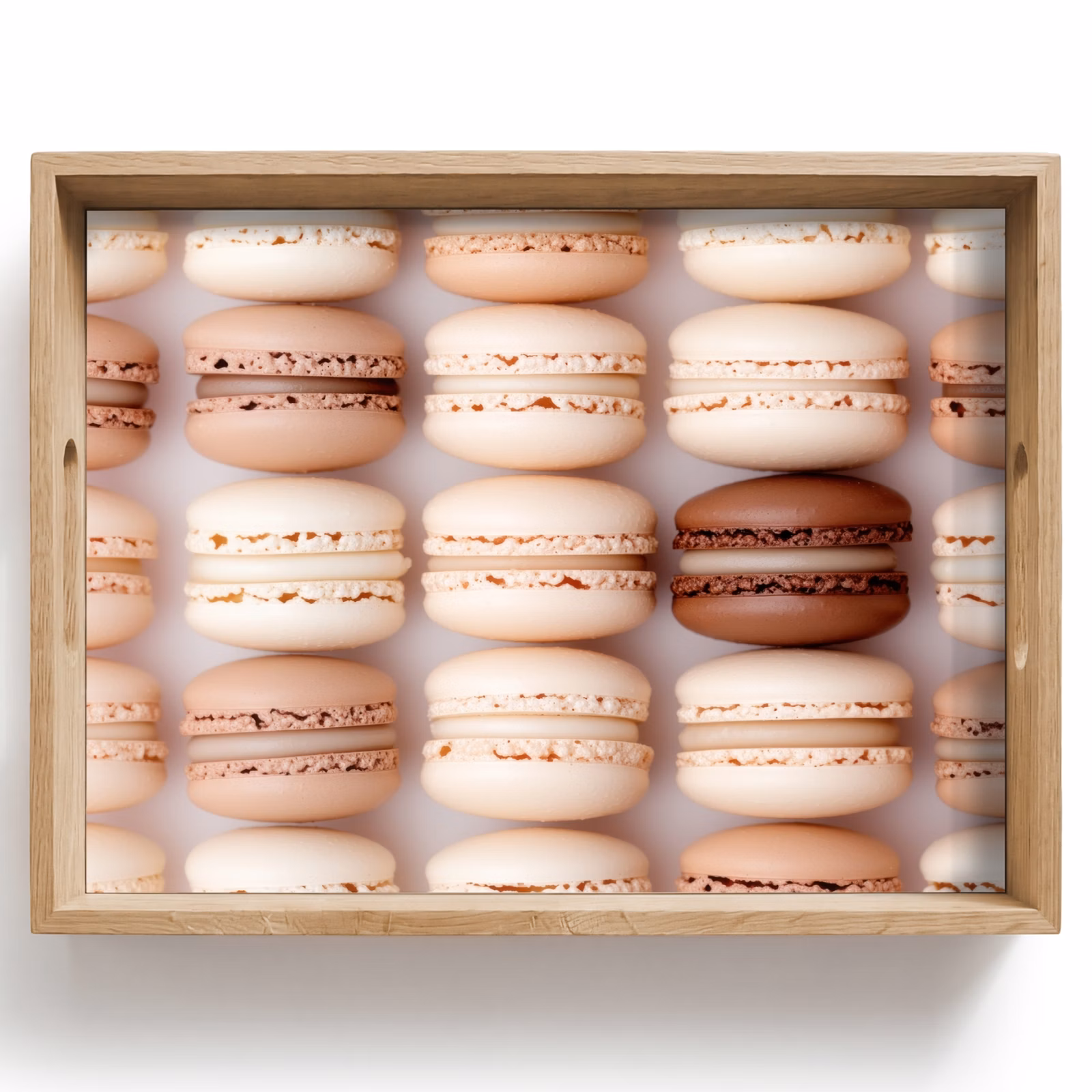 Dienblad - Macarons - Beige - Bruin — 1