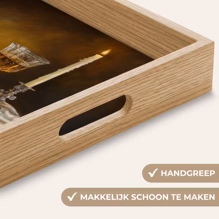 Dienblad - Fruit -  Stilleven - Wijn - Kaars — 8