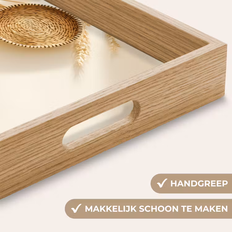 Dienblad - Granen - Hout - Kom - Beige — 8