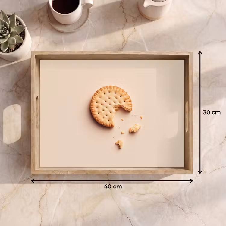 Dienblad - Koekje - Kruimels - beige — 7