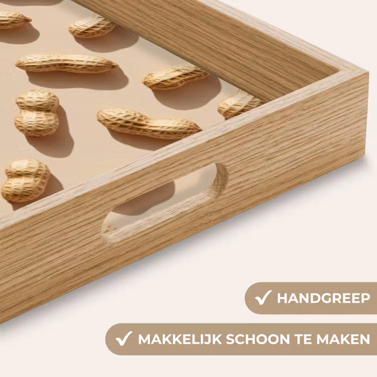 Dienblad - Pinda's - Patroon - Beige — 8