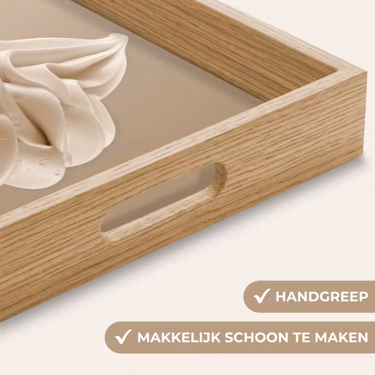 Dienblad - IJs - Softijs - Romig - Hoorntje - Beige — 8