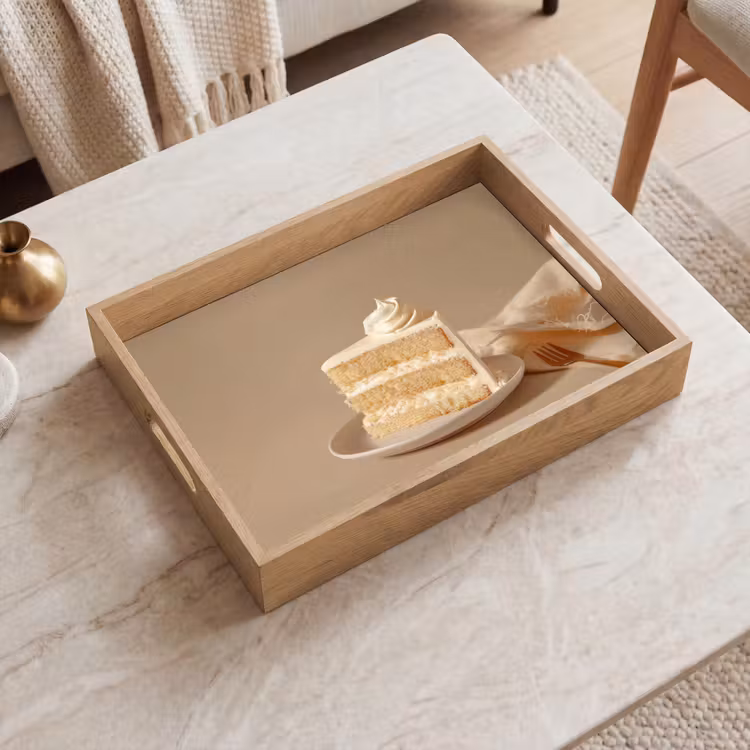 Dienblad - Vanilletaart - Cake - Romig — 2