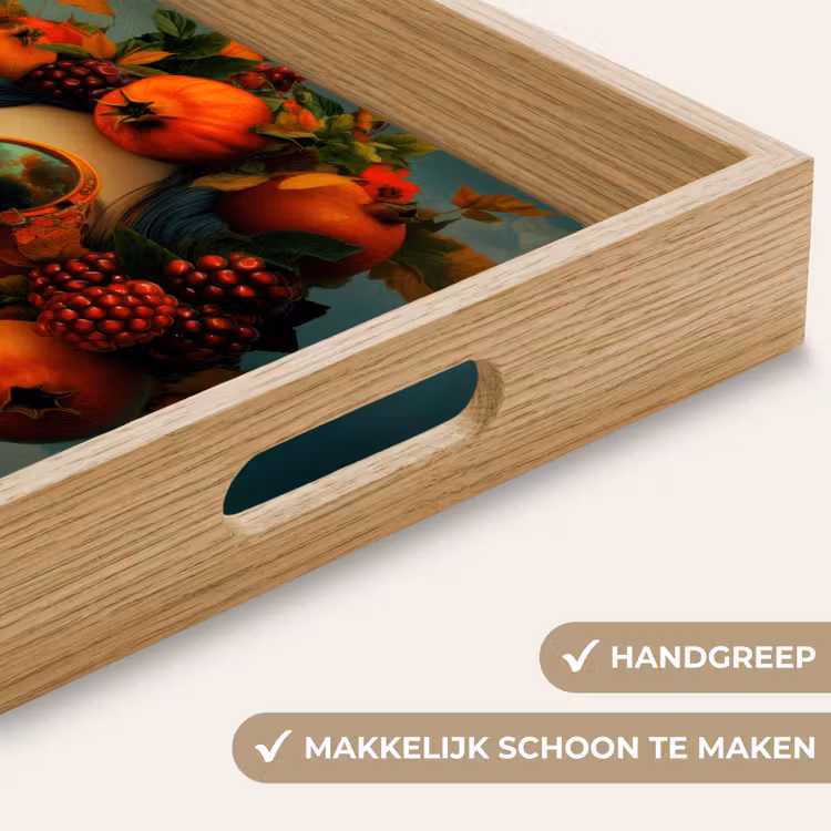 Dienblad - Vrouw - Granaatappel - Herfst - Zonnebril — 8