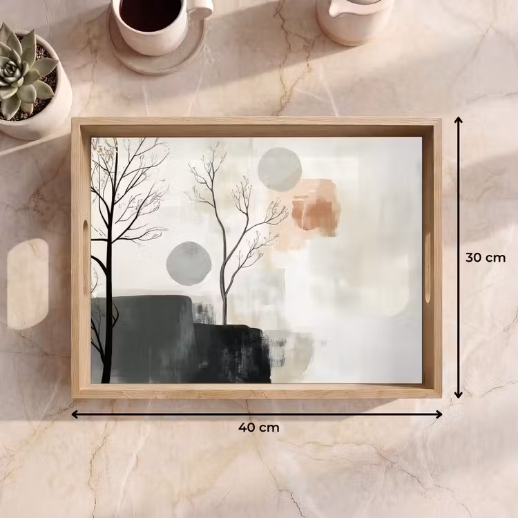 Dienblad - Wabi sabi - Beige - Plant — 7