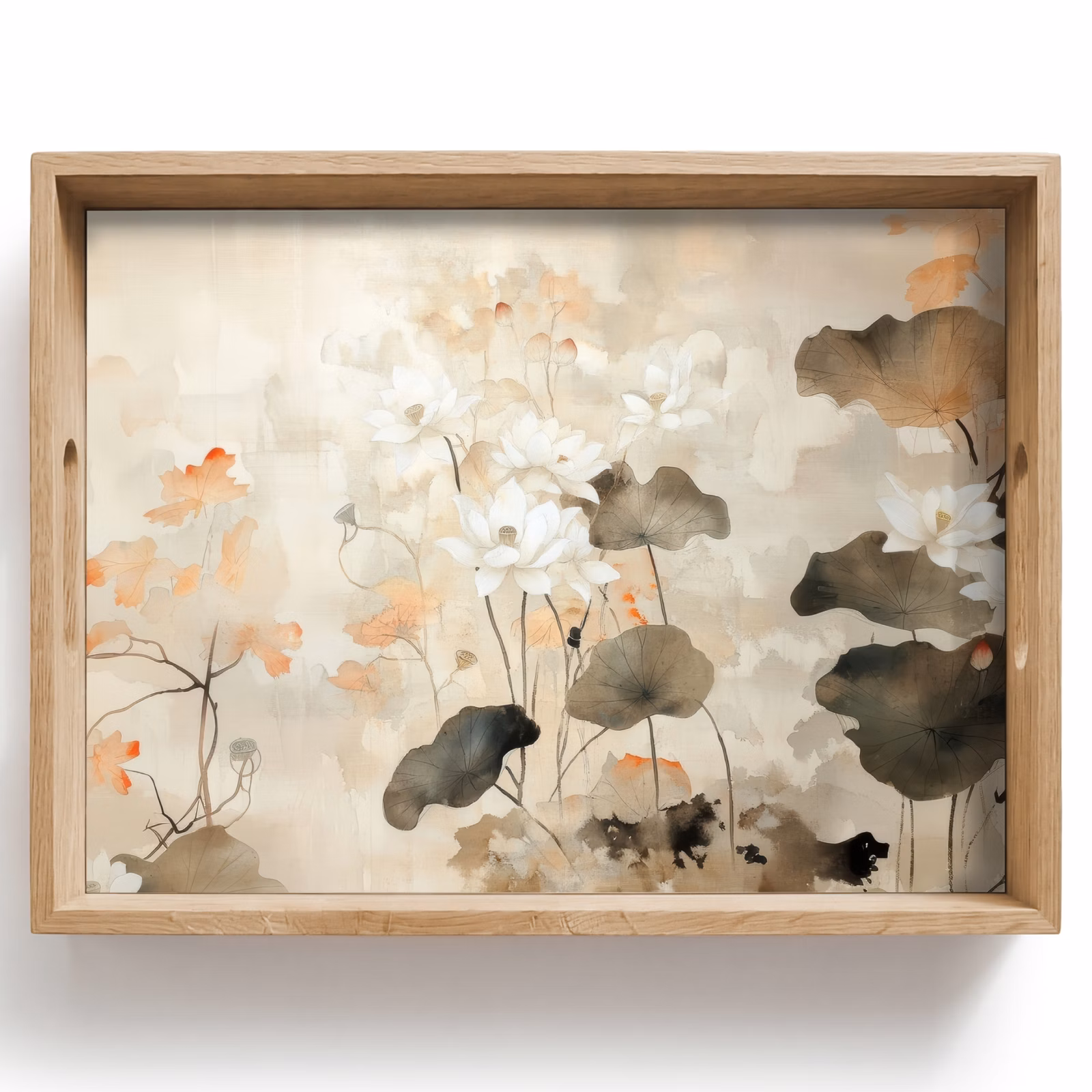 Dienblad - Bloemen - Japandi - Wabi sabi — 1