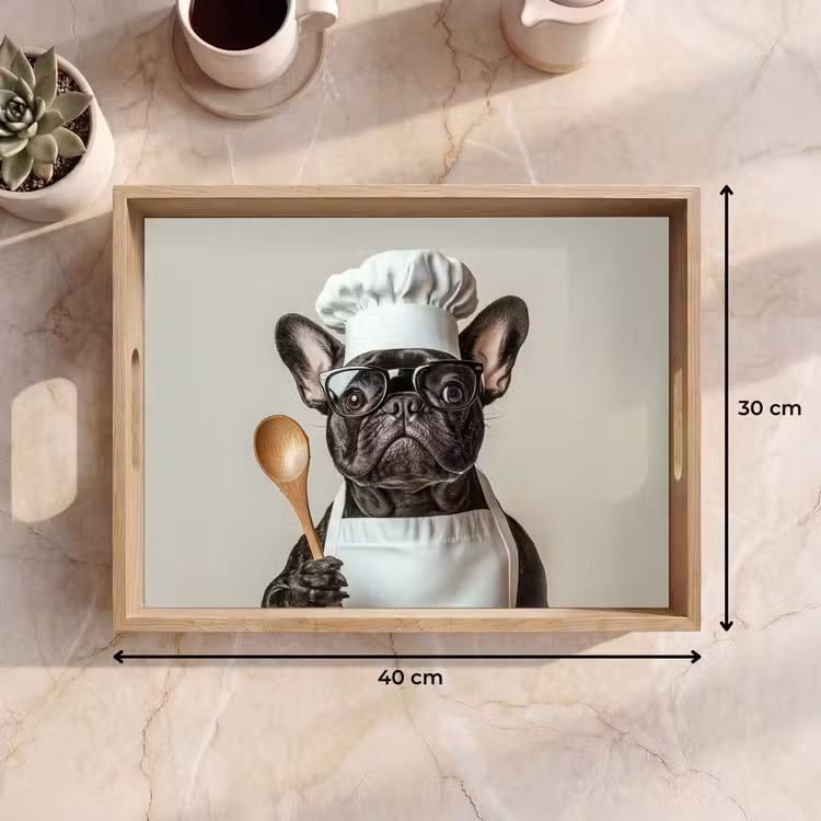 Dienblad - Bril - Hond - Kok — 7