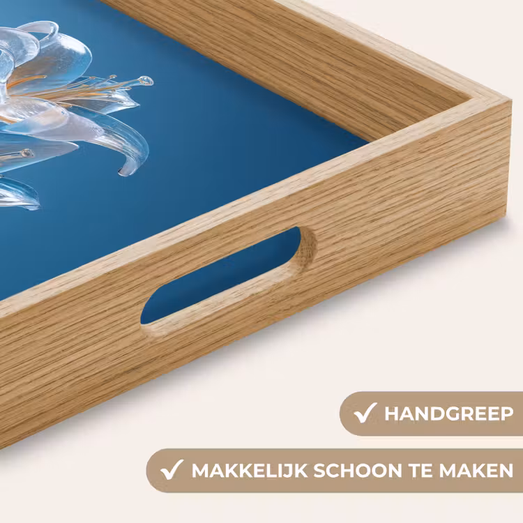 Dienblad - Lelies - Blauw - Glazen — 8