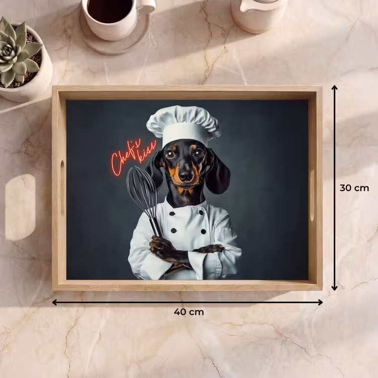Dienblad - Quote - Neon - Hond - Kokskleding — 7