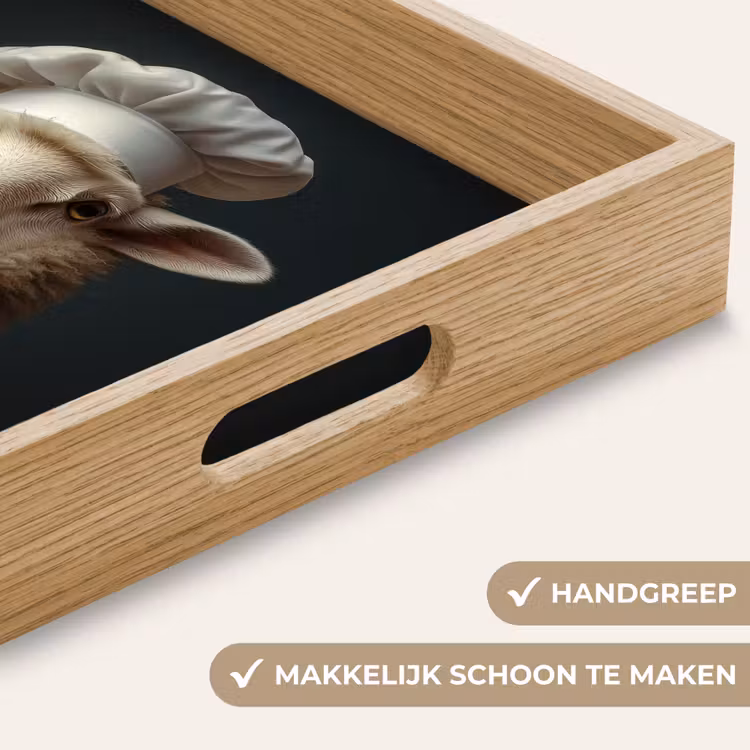Dienblad - Schaap - Wol - Kok — 8