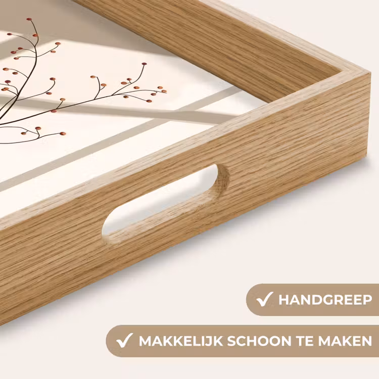Dienblad - Vaas - Takken - Bessen - Minimalistisch — 8