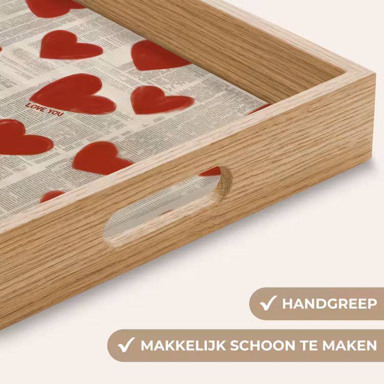 Dienblad - Hartjes - Krant - Loveyou — 8