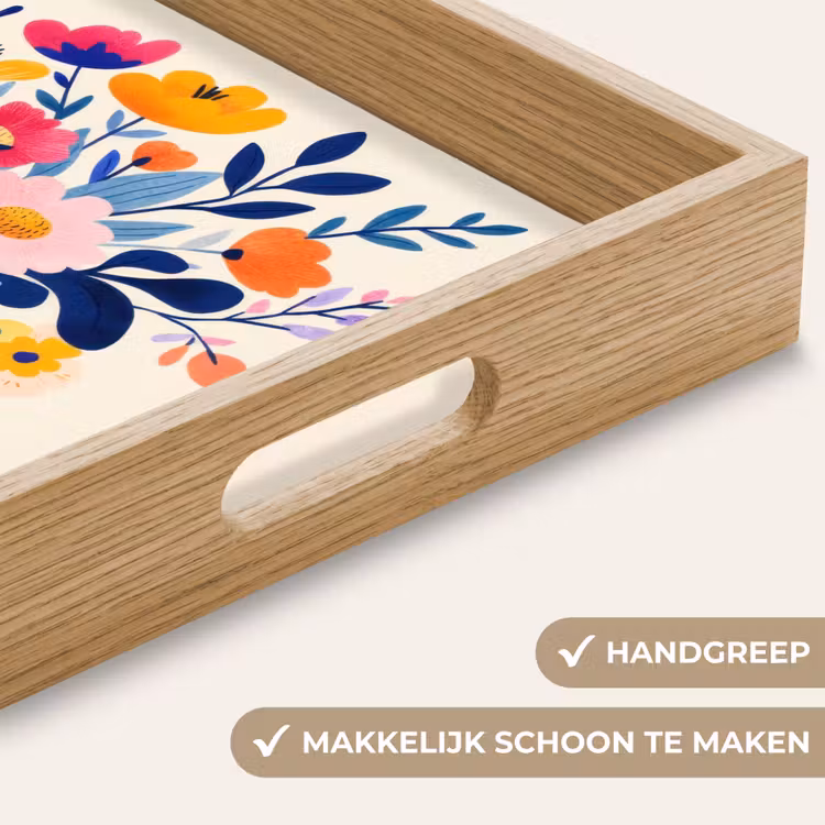 Dienblad - Vaas - Bloemen - Boeket — 8