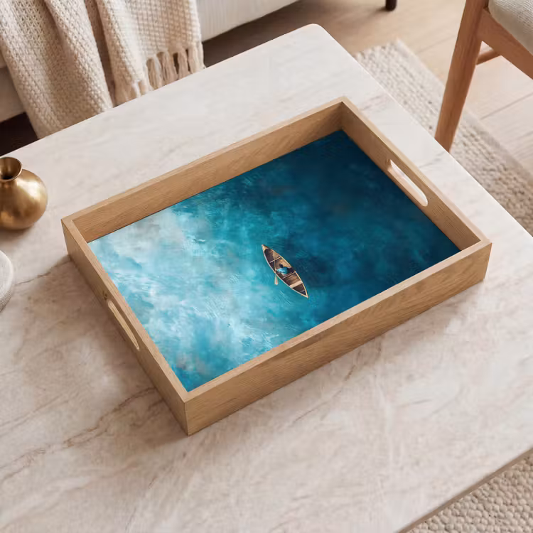 Dienblad - Bootje - Water - Blauw — 2