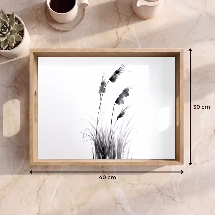 Dienblad - Minimalistisch - Stelen - Wit — 7