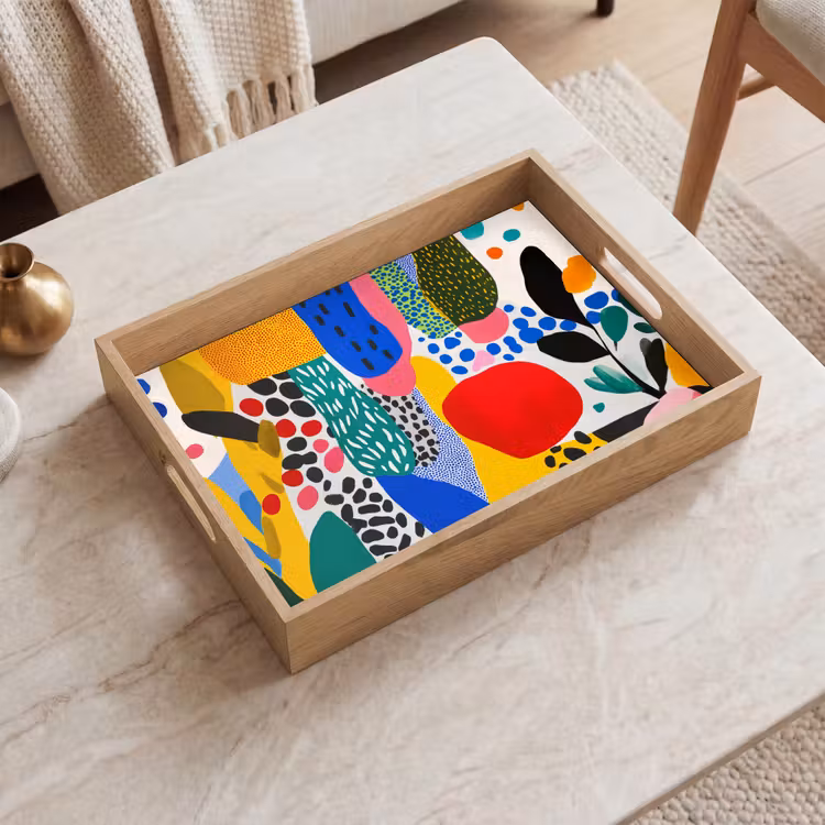 Dienblad - Stippen - Vormen - Modern - Kleuren — 2