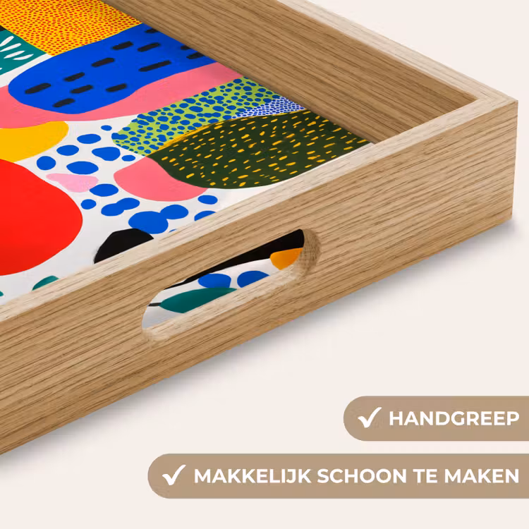 Dienblad - Stippen - Vormen - Modern - Kleuren — 8