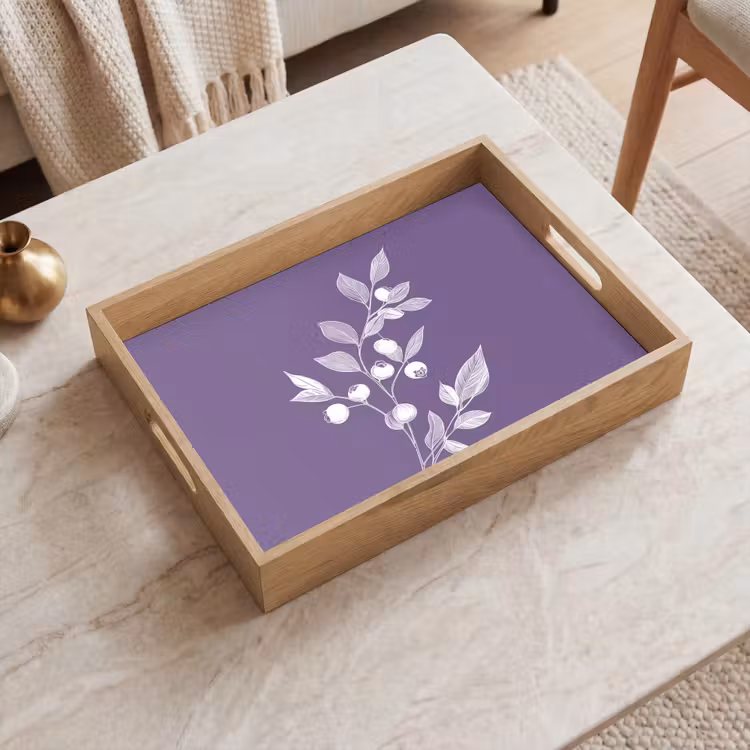 Dienblad - Tak - Sierlijk - Bladeren - Minimalistisch — 2