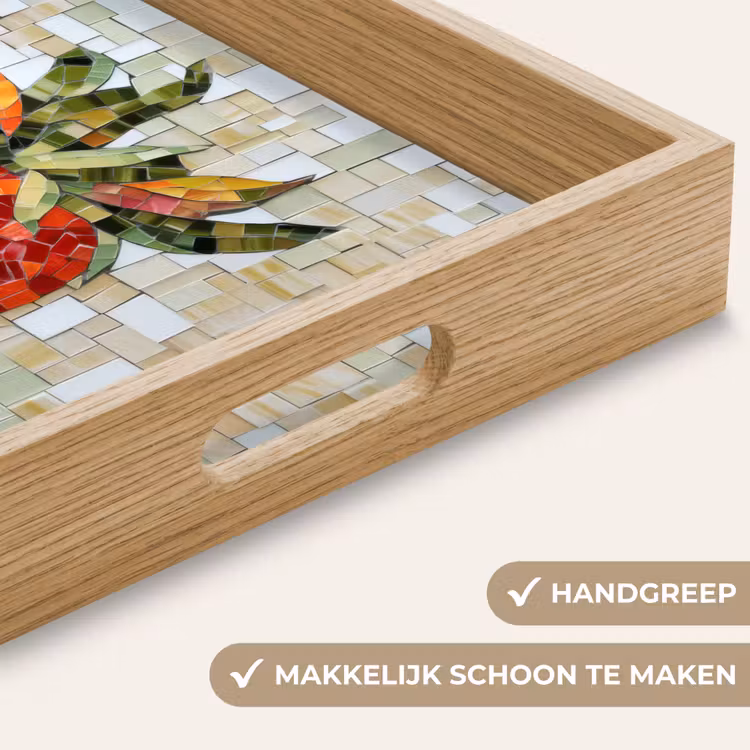 Dienblad - Aardbei - Rood - Mozaïek - Fruit — 8