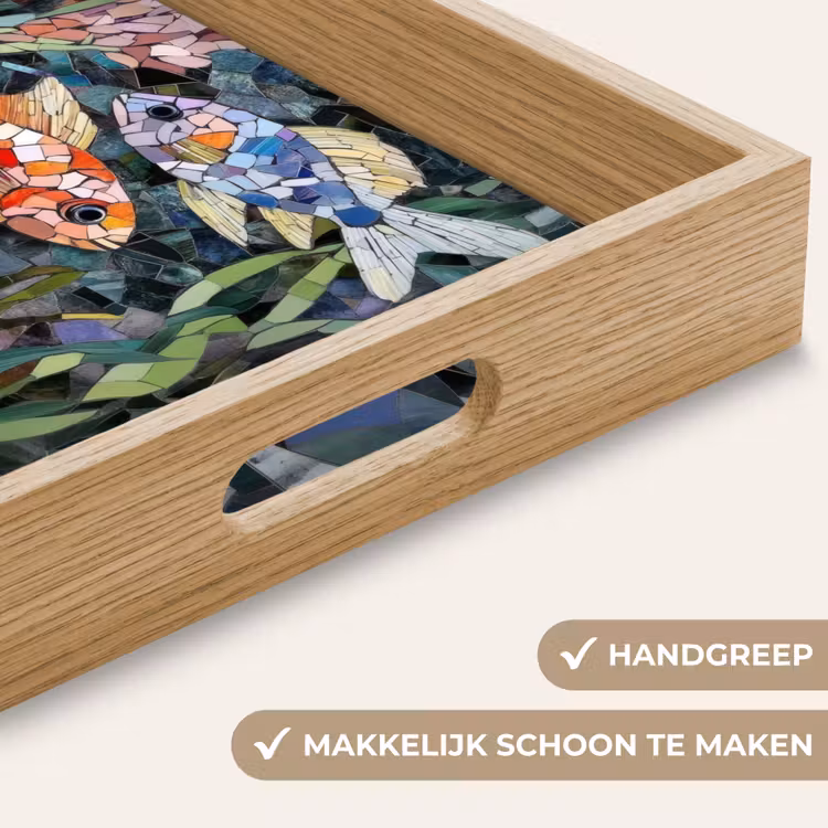 Dienblad - Vissen - Koraal - Zee - Mozaïek — 8