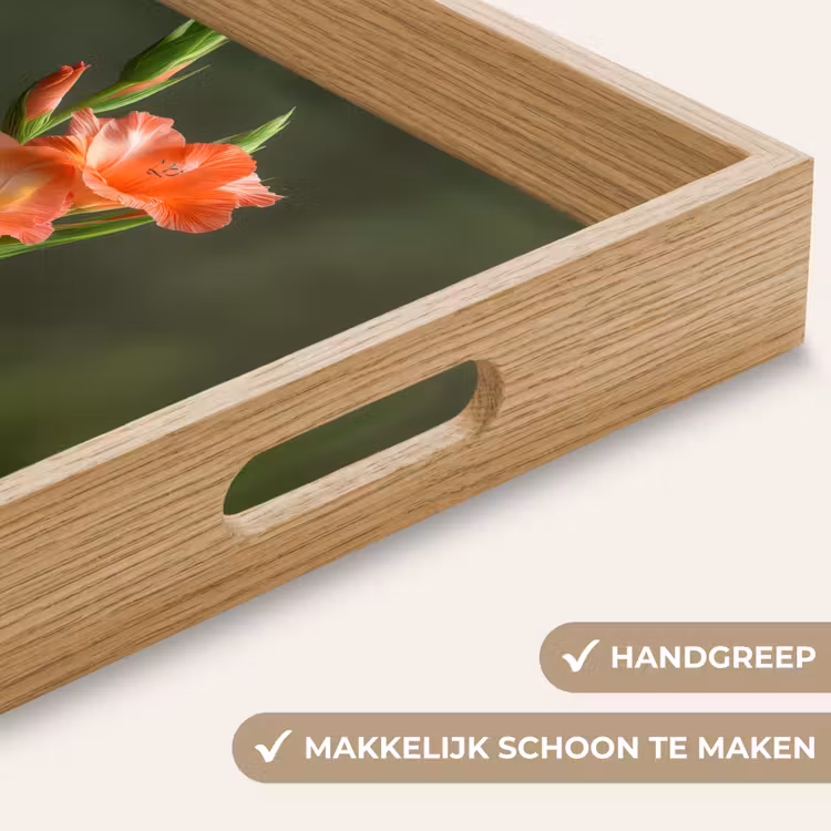 Dienblad - Bloem - Gladiolen - Zalmroze — 8