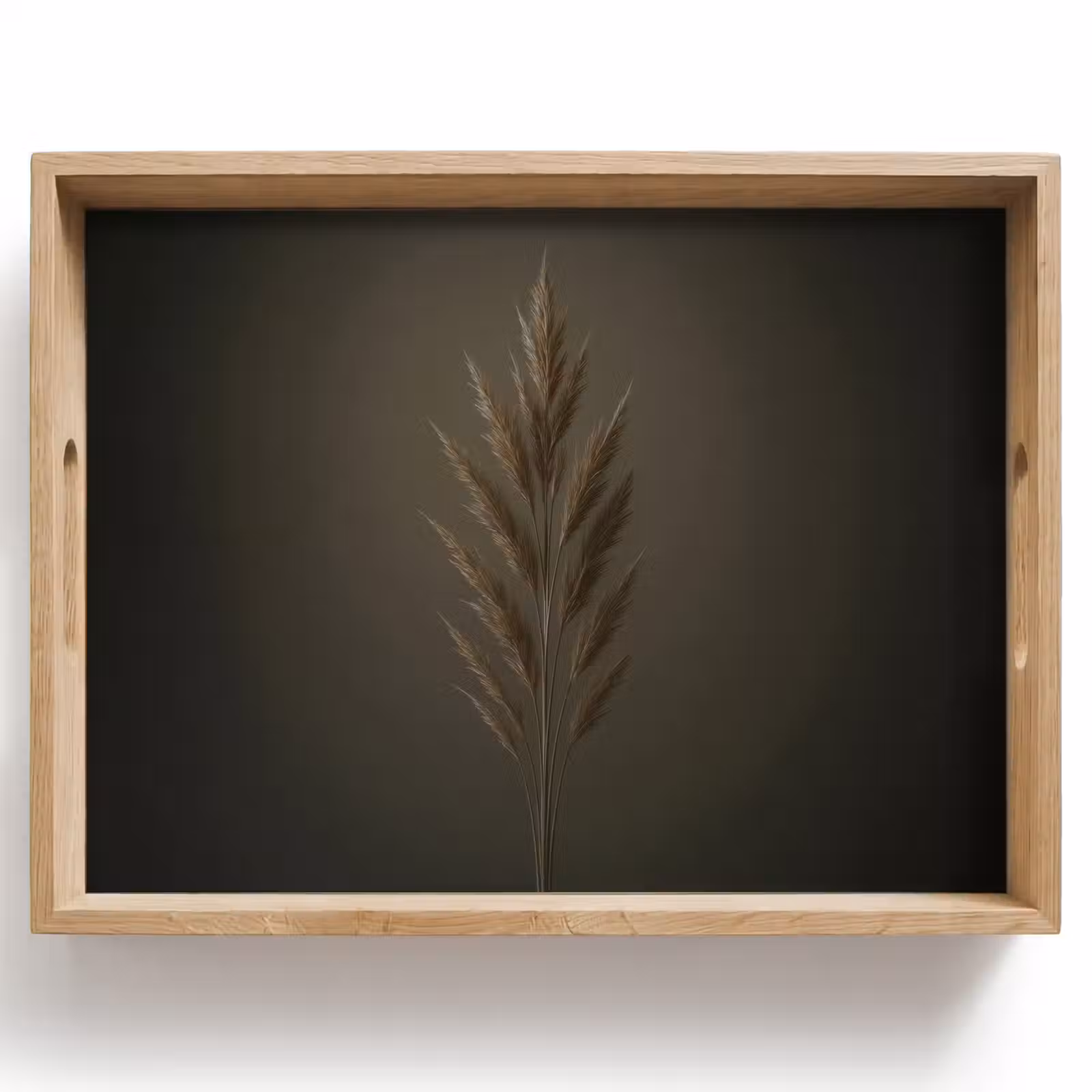 Dienblad - Tak - Pluimgras - Donkerbruin — 1