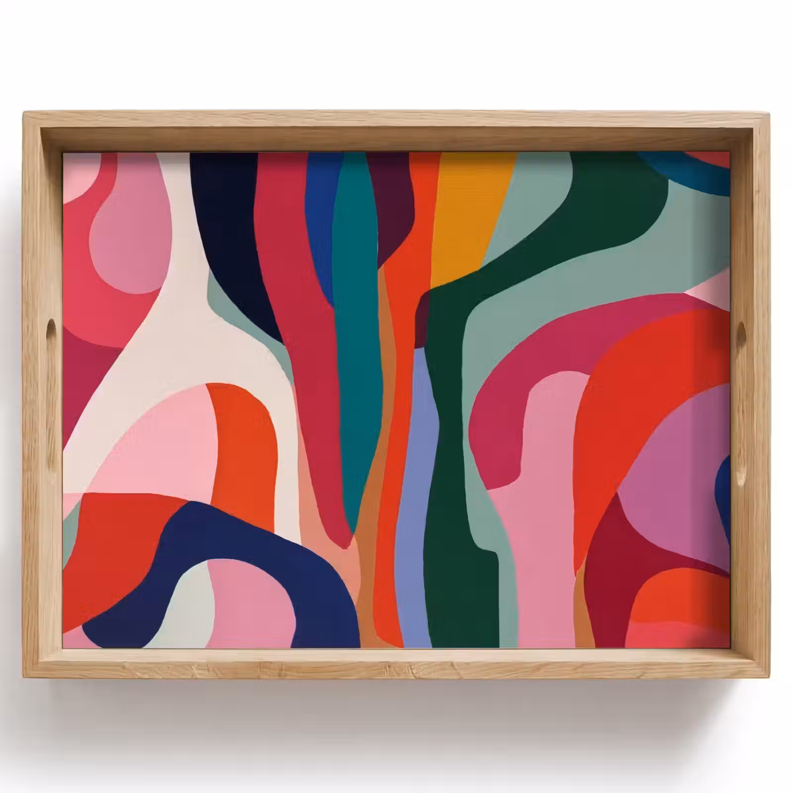 Dienblad - Vormen - Bochten - Kleurrijk - Abstract — 1