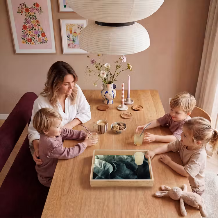Dienblad - Groen - Bladeren - Glad - Nerven — 5