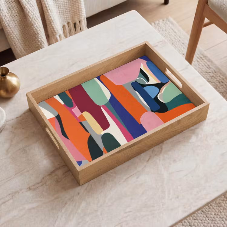Dienblad - Vormen - Ritmisch - Kleuren - Abstract — 2