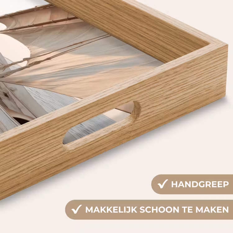 Dienblad - Zeilboot - Zee - Beige - Zon — 8