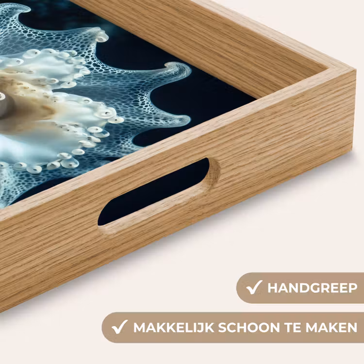 Dienblad - Zeewezen - Wit - Golven - Water — 8