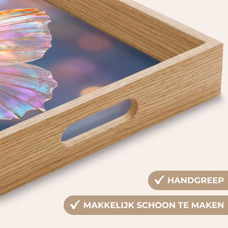 Dienblad - Vlinder - Vleugels - Pastel - Glinstering — 8